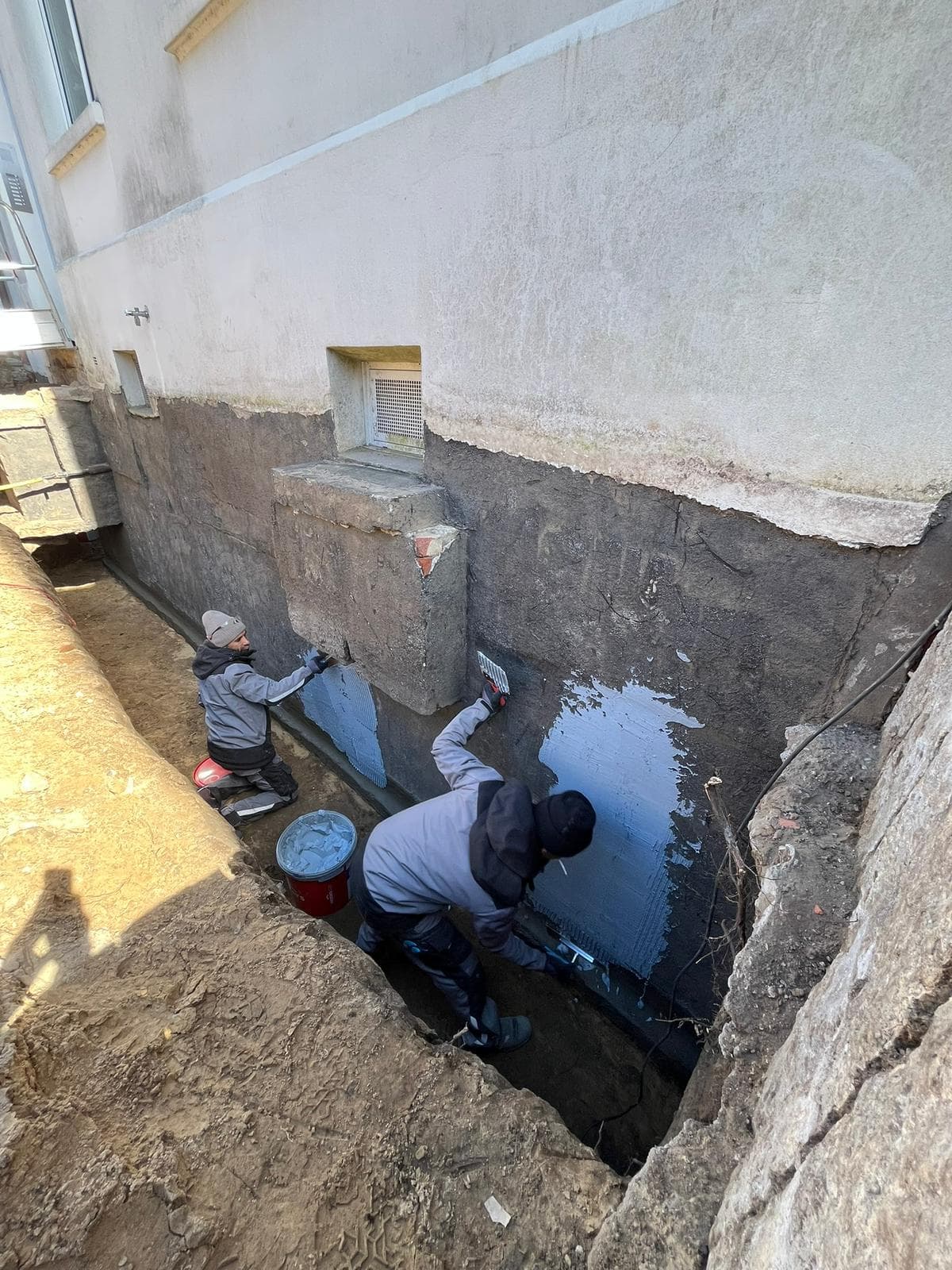 Kellerabdichtung - Projektende